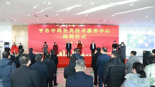 平邑中藥公共技術服務中心揭牌儀式成功舉行，助推中藥技術開發創新